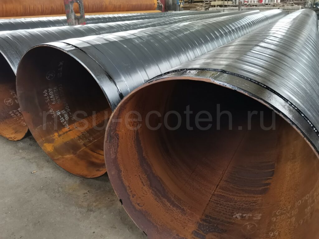 Январь 2021 Трубы стальные 920х10 с наружным ленточным полимерно битумным покрытием по Конструкции №5 ГОСТ 9.602 2016 1024x768 1